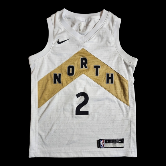 Nike Toronto Raptors Kawhi Leonard Basketball Jersey #2 Boys Size 4 / Small - Picture 1 of 8